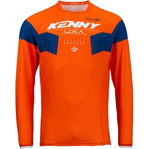 Maillot Cross Titanium Kenny Bleu Orange Moto Axxe Fr Maillot Cross