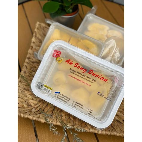 Jual Ah Seng Durian Musang King Mao Shan Wang Asli Import Singapore