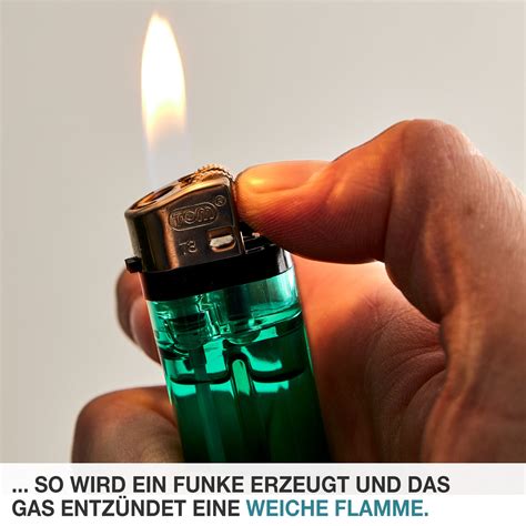 Reibrad Feuerzeuge 50 oder 100 Stück Feuerzeug Set Display