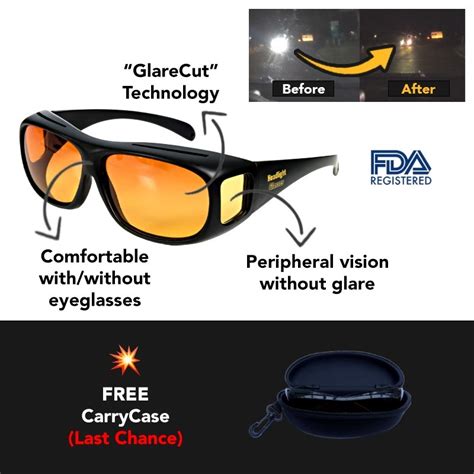 Headlight Glasses With Glarecut Technology Drive Safely At Night