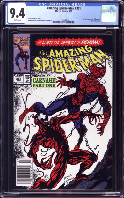 Amazing Spider Man 361 Newsstand Edition CGC 9 4 DaleRobertsComics