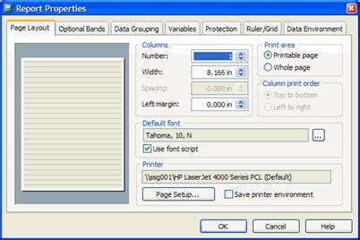 Enhancements In The Reporting System