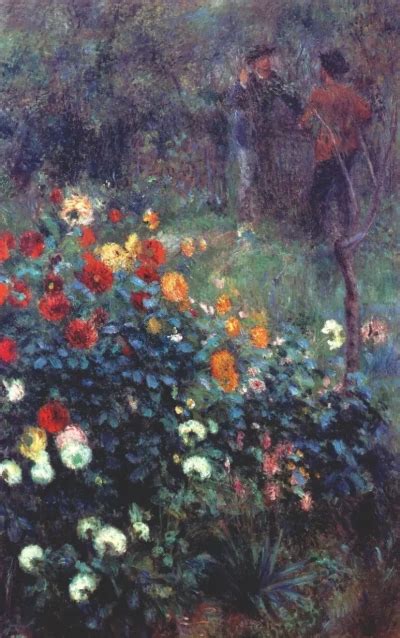 Jardín en la calle Cortot Montmartre Pierre Auguste Renoir