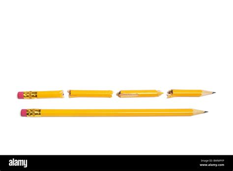 Broken Pencils Hi Res Stock Photography And Images Alamy