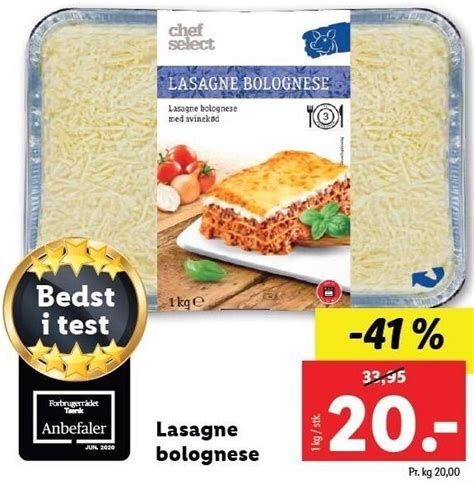 Lasagne Bolognese Tilbud Hos Lidl