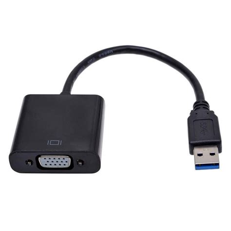 Cabo Conversor Usb X Vga Femea Ad E Dex Bluinfo Inform Tica