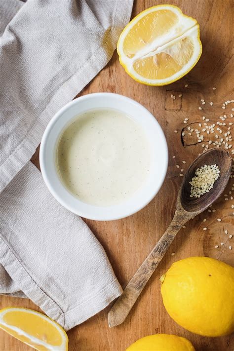 Creamy Lemon Tahini Dressing Priscilla Soligo