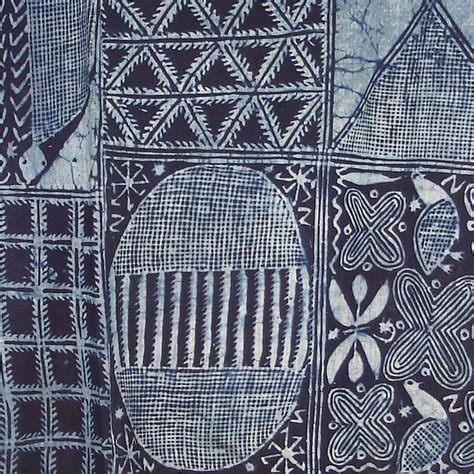 Adire Pattern Printing On Fabric African Textiles Textiles