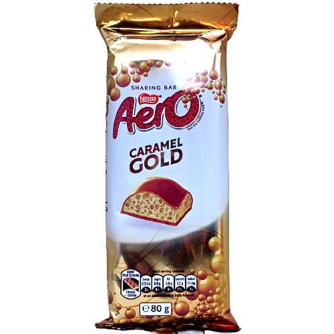 Aero Gold Caramel Chocolate 85g Nestle Sk6009188006631