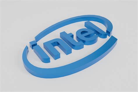 3D model Intel logo 3d model VR / AR / low-poly | CGTrader