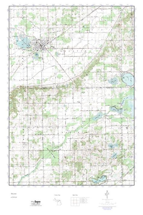 Mytopo Decatur Michigan Usgs Quad Topo Map