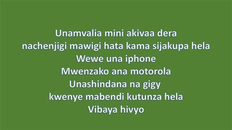 Aslay Mchepuko Lyrics Youtube