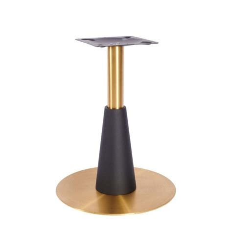 Ares Brass Black Round Table Base Small Tables Tops