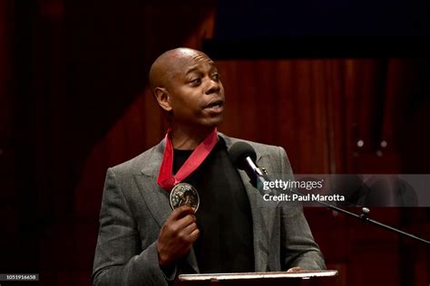 Dave Chappelle on stage at the W.E.B. Du Bois Medal Award Ceremony at ...