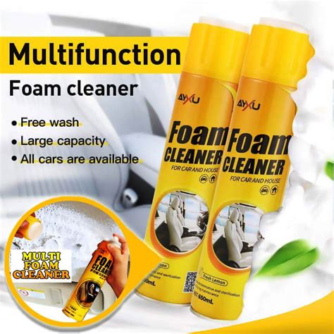 MultiFunctional Foam Cleaner For Car And House 650ML Spray To Clean