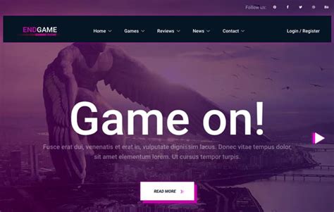 20 Best Free Gaming Website Templates For 2021