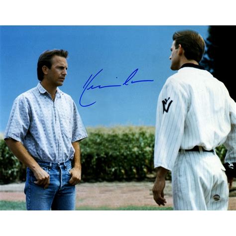 Kevin Costner Signed Cornfield X Photo Steiner Coa Pristine