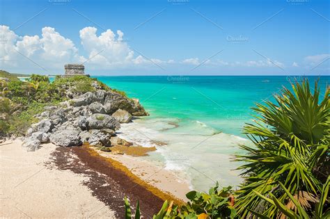 Paradise beach in Tulum, Mexico | High-Quality Holiday Stock Photos ~ Creative Market