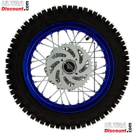 Rear Wheel For Dirt Bike Agb Mm Tread Lug Blue Wheels