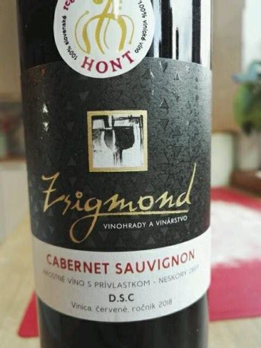 Zsigmond Vinohrady Cabernet Sauvignon Vivino US