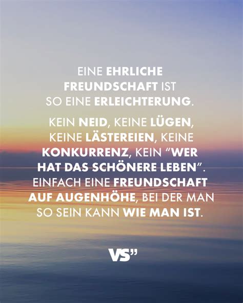 Spruch Ehrliche Freundschaft Visual Statements®