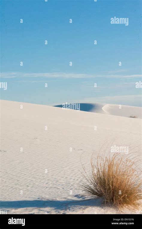 White Sand Dunes White Sands National Monument Stock Photo Alamy