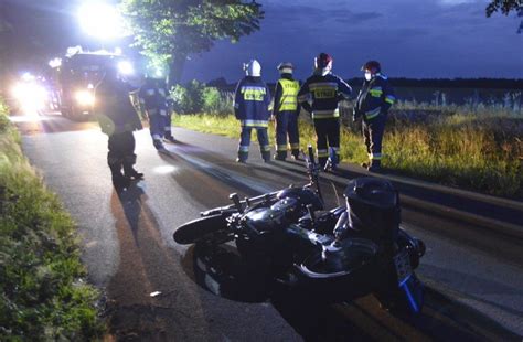 Śmiertelny wypadek na drodze z Rąbinia do Turwi Nie żyje 40 letni