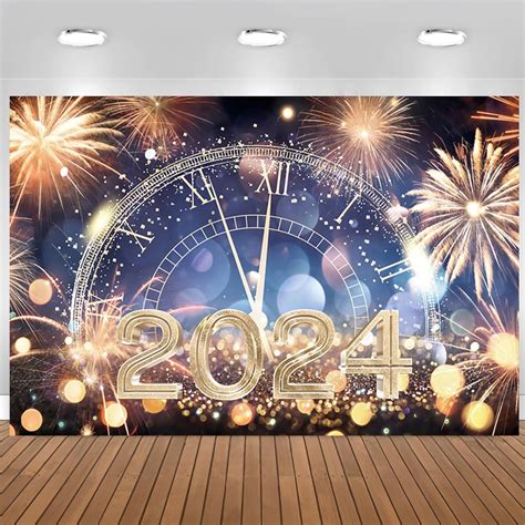 Amazon CSFOTO 10x7ft Happy New Year Backdrop 2024 New Year