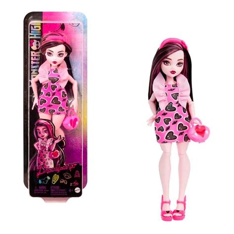 Boneca Monster High Draculaura Articulada Hky74 Mattel Shopee Brasil