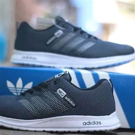 Jual Sepatu Olahraga Adidas Neo Racer Hitam Model Sport Pria Wanita Di