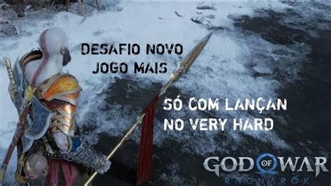 God Of War Ragnarok Novo Jogo Mais Very Hard Kratos Desafio S