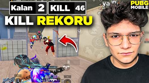 OHA YENİ MOD KİLL REKORUMU KIRDIM 46 kill ALDIM PUBG MOBİLE YouTube