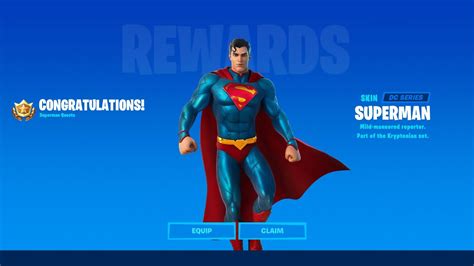 When And How To Unlock Superman Skin In Fortnite Chapter 2 Season 7 Complete Superman