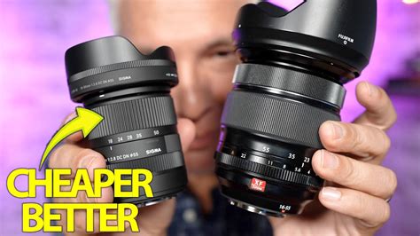 Sigma F For Fuji X Mount Vs Fujifilm F Youtube