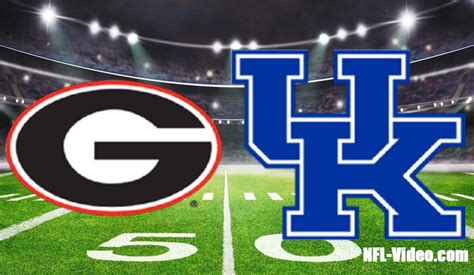 1 Georgia Vs Kentucky Football Week 12 2022 Full Game Replay Ncaa