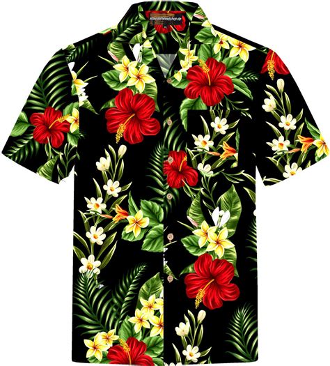 Hawaiian Shirt Colourful Flowers For Men 100 Etsy