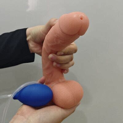 Squirting Dildo Realistic Cock Ejaculating Sex Toy Penis SHOOTS Cums