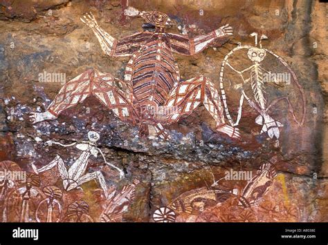nourlangie rock aboriginal rock art  kakadu national park nt