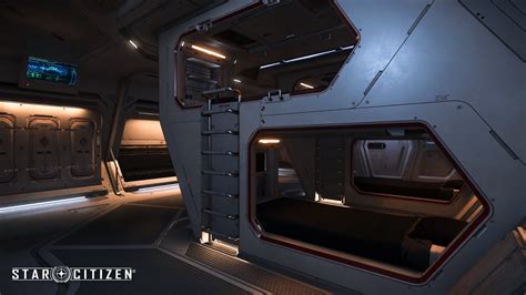 Star Citizen Relaxing Ambience Spaceship Sleeping Quarters Youtube