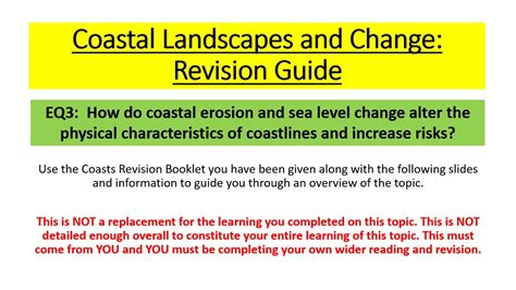 Edexcel A Level Geography Coasts EQ3 Revision YouTube