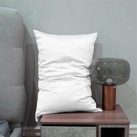 White 19 Momme Silk Pillowcase - Jjimoo