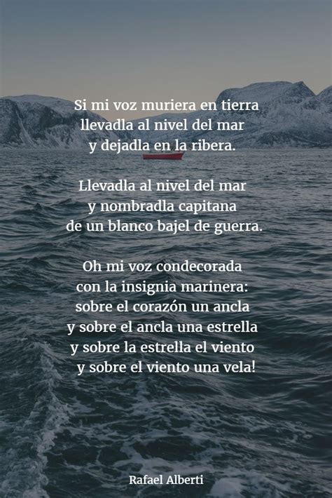 Los Mejores Poemas De RAFAEL ALBERTI Versos Poemas Poemas Cortos