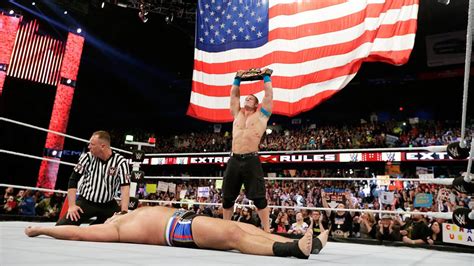 United States Champion John Cena Def Rusev Russian Chain Match WWE