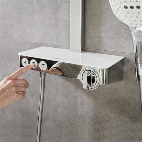 Hansgrohe Raindance Select E Jet Showertablet Showerpipe Wei