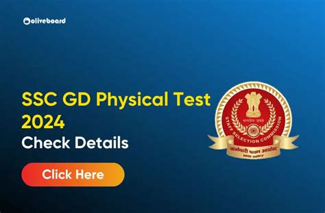 Ssc Gd Physical Test Gd Constable Pet Pst Exam Details