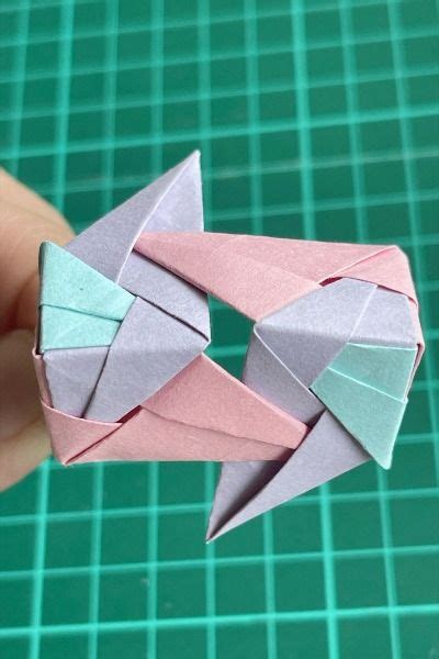 Colorful Three Dimensional Square Origami In Origami Patterns