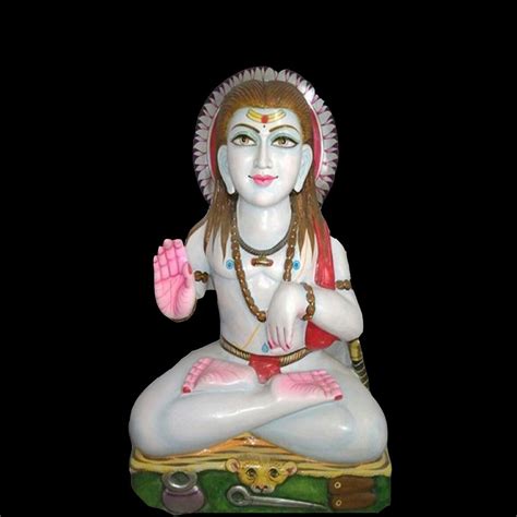 White Painted Baba Balak Nath Marble Statue For Worship Size Ft At