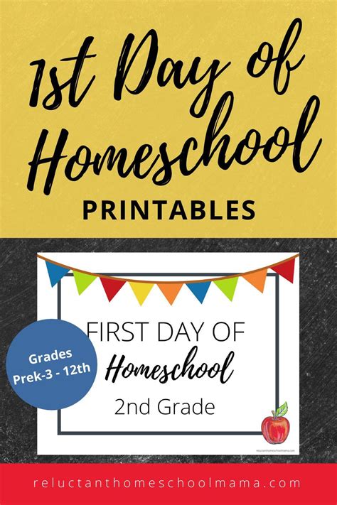 First Day Of Homeschool Free Printables Printable Templates