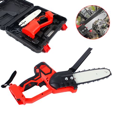 8 Mini Handheld Electric Chainsaw Cordless Chain Saw 21v 800w Battery Power New Ebay