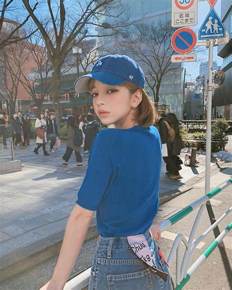 강태리テリテリさんはinstagramを利用しています「내살앙 츄💙 Chuuofficial Chuu5kgjean」 女性 オルチャンガール ファッション